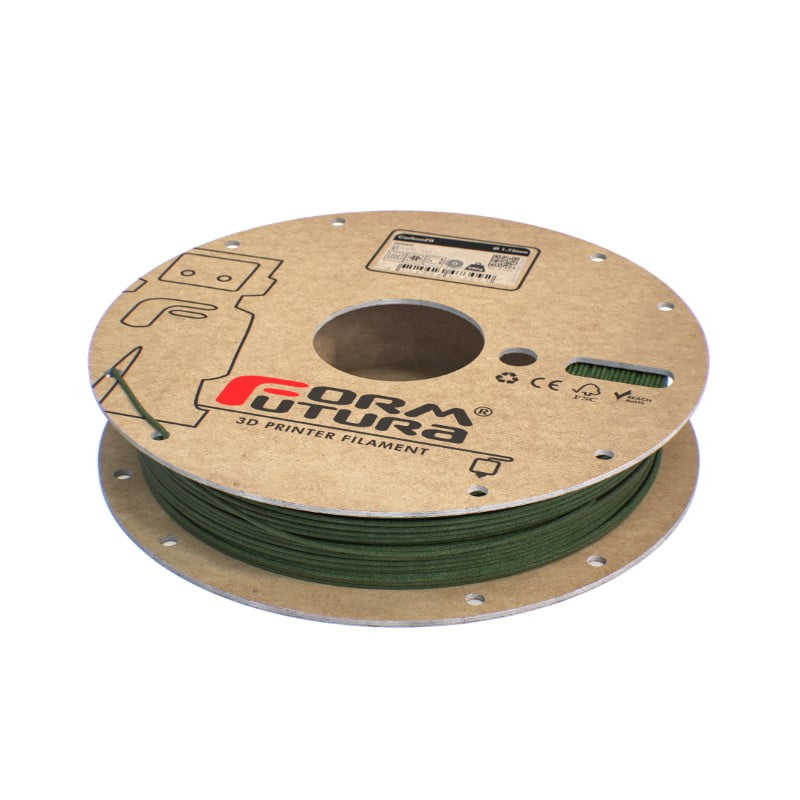 PETG CarbonFil 500g Green ( Fibras de Carbono ) - FORMFUTURA