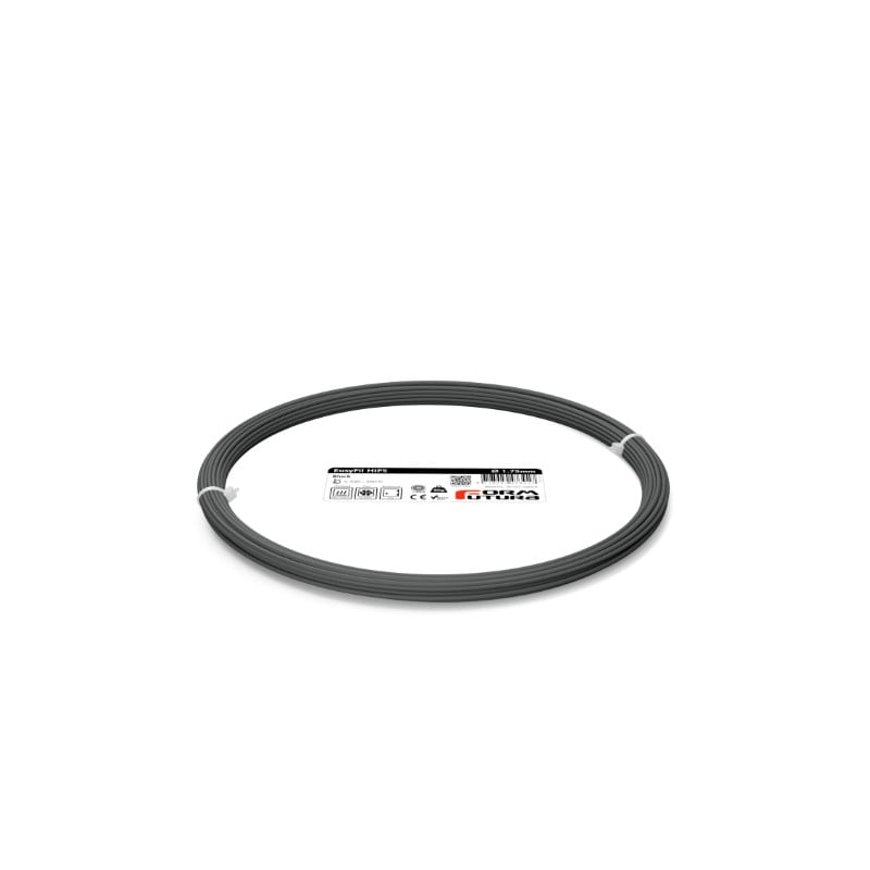 HIPS EasyFil 50g (Amostra) Black - FORMFUTURA