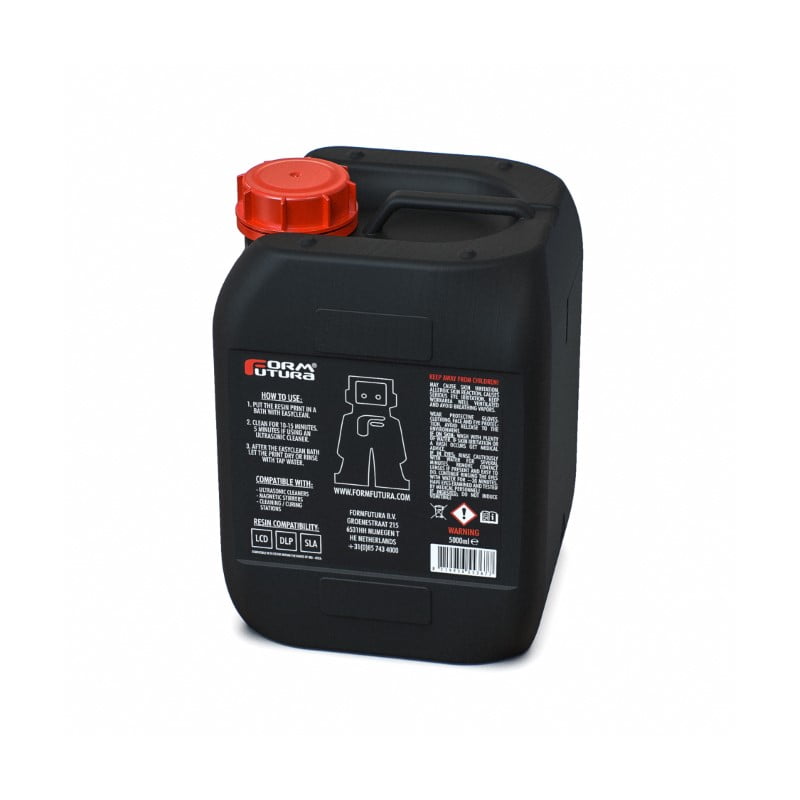 5000ml EasyClean Resin Cleaner SLA LCD e DLP UV ( 5L litros Solução de limpeza e lavagem de peças em resina) - FORMFUTURA - Image 6