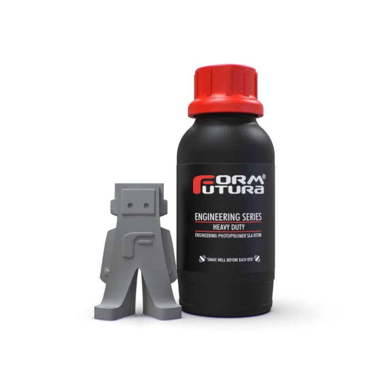 500ml Engineering Series Heavy Duty Resina Impressão 3D SLA LCD DLP UV (385 - 420nm) Grey Cinzento - FORMFUTURA