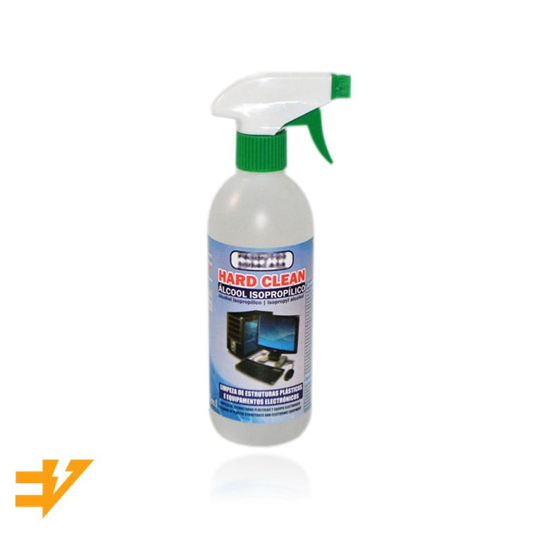 Álcool Isopropílico 1/2L (Isopropanol 500ml Pistola Spray 0.5 Litros >99%) - EVOLT
