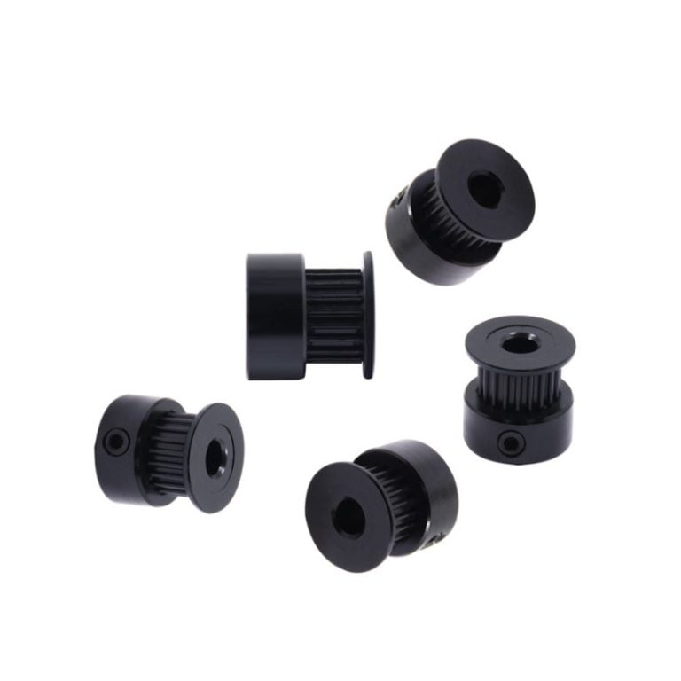 Polia Preta para Correia GT2 20 Dentes 16mm 5mm Furo Alumínio ( GT2 timing belt pulley) - AIMSOAR - Image 2