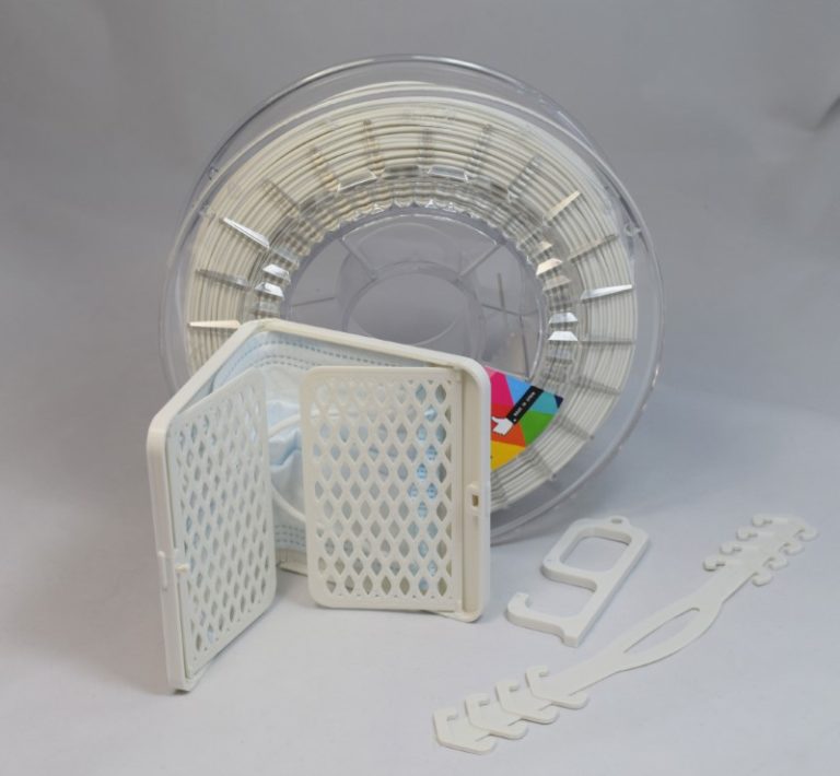 Smartfil PLA ANTIBACTERIAL Snow M 750g (Antibacteriano) Branco Neve - Smart Materials 3D - Image 3