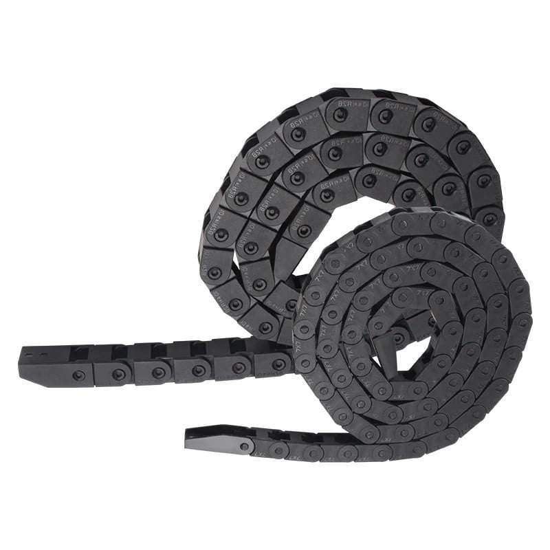 1m Calha Correia lagarta para cabos com abertura 10x10mm ( drag chain ) - AIMSOAR - Image 2