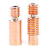 Bi-Metal Heat Break V6 Cobre Vermelho Clone QUALIDADE SUPERIOR ALL METAL Alta temperatura 450℃ ( Heatbreak red copper V6 remote throat compatível com E3D V6 ) - AIMSOAR