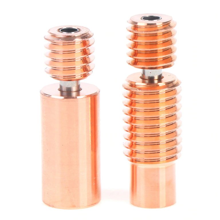 Bi-Metal Heat Break V6 Cobre Vermelho Clone QUALIDADE SUPERIOR ALL METAL Alta temperatura 450℃ ( Heatbreak red copper V6 remote throat compatível com E3D V6 ) - AIMSOAR - Image 2