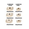 Porca Roscada em T M4 perfil 2020 T-Nut (nut) - AIMSOAR