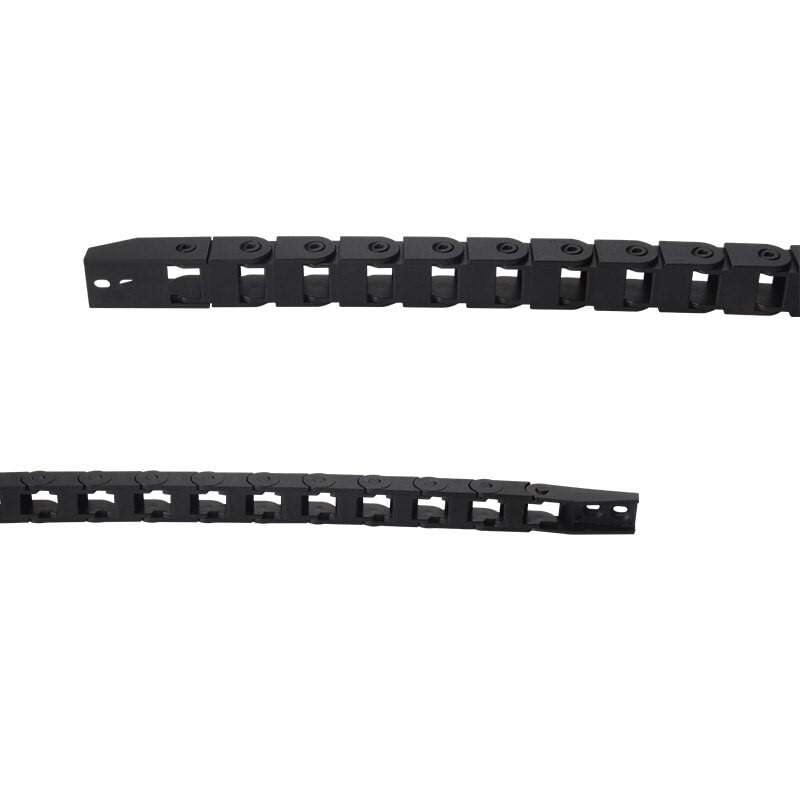 1m Calha Correia lagarta para cabos com abertura 10x10mm ( drag chain ) - AIMSOAR - Image 3