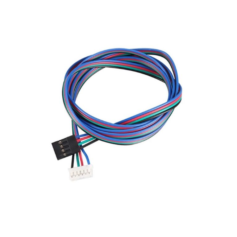 1m Cabo para Motor Nema 4-6pin ( com ficha HX2.54 6 pinos e DuPont 4 pinos) - AIMSOAR