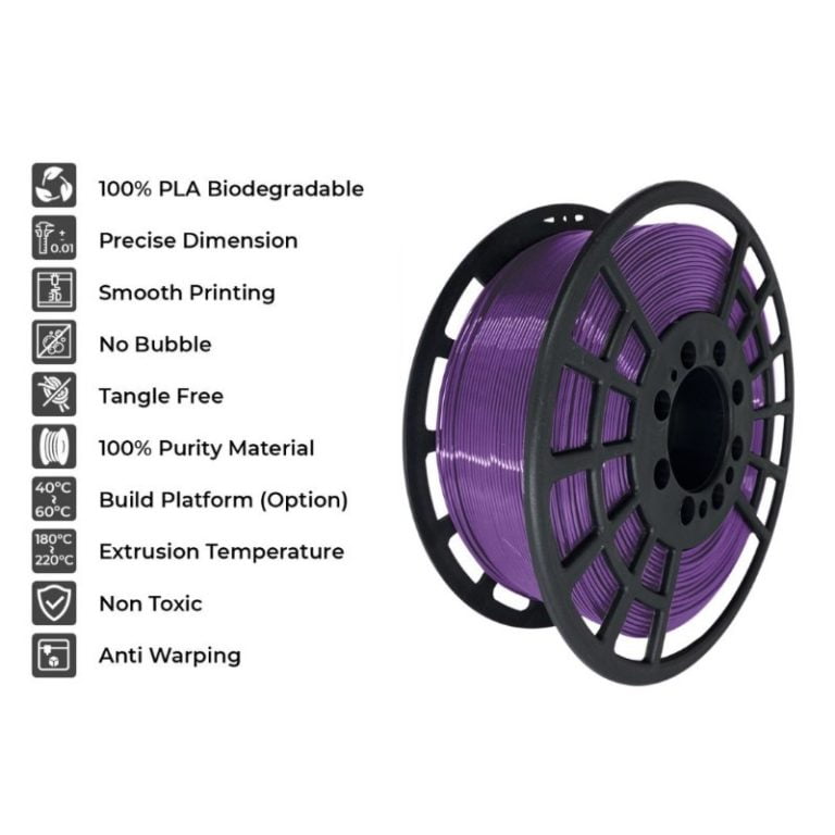 PLA+ 1kg Violet - GST3D - Image 3
