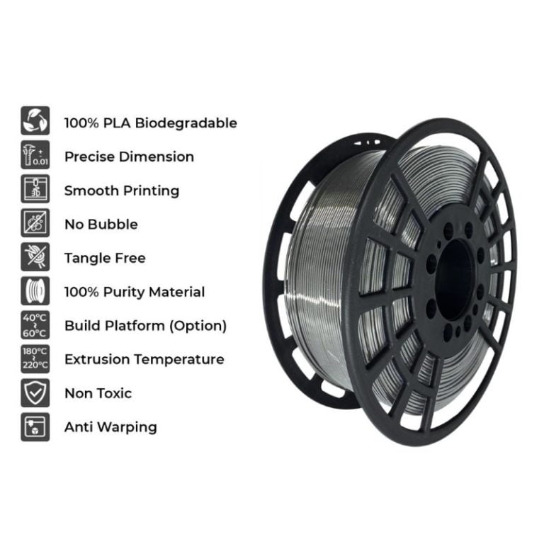 PLA+ 1kg Silver - GST3D - Image 5