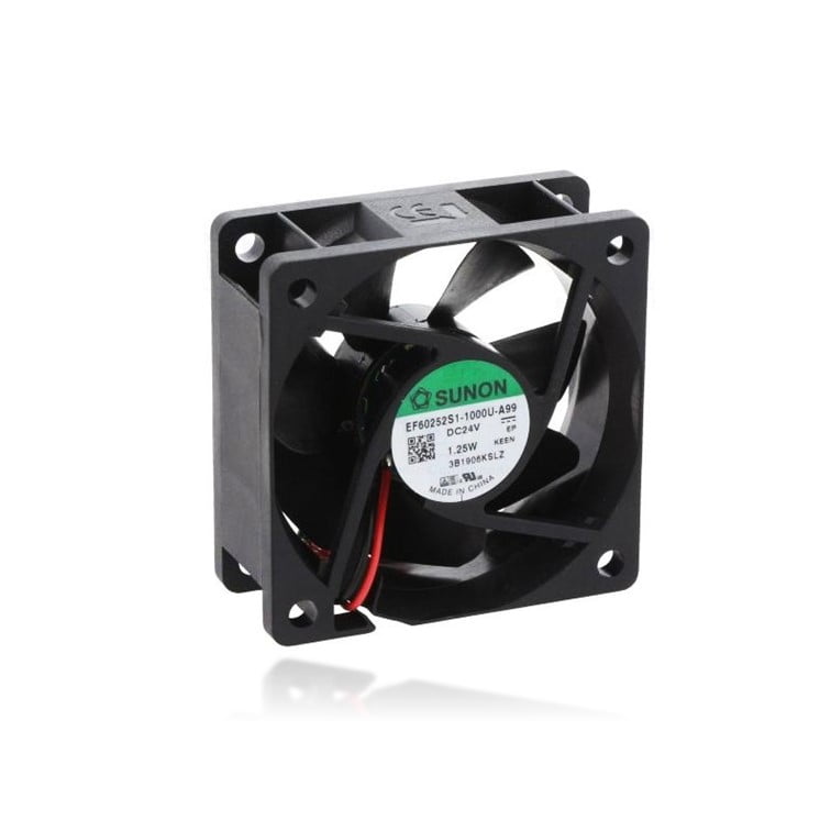 Ventilador Ventoinha FAN 6025 24V 2 fios EF60252S1-1000U-A99 ( 60*60*25mm) - SUNON