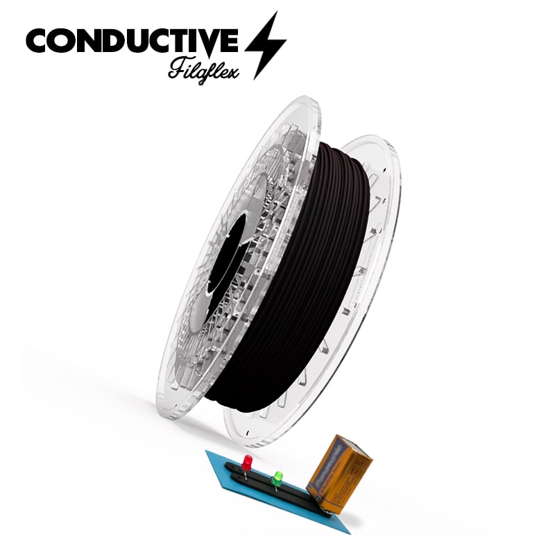 Conductive Filaflex TPU 95A 500g Black - RECREUS