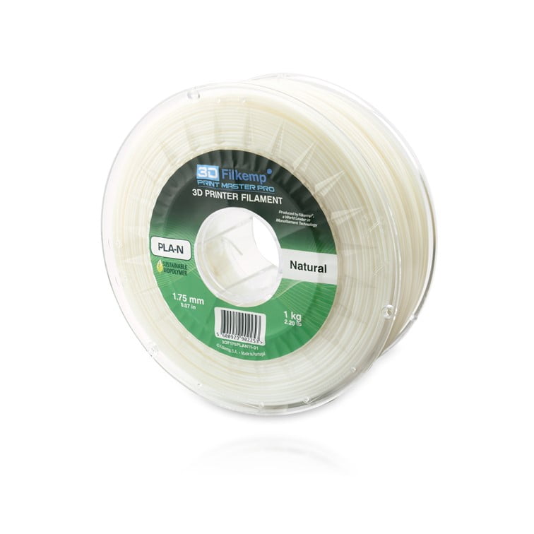 PLA N PLN 1kg Clear Natural ( ESPECIAL DE ALTA TEMPERATURA Translucido ) - Filkemp