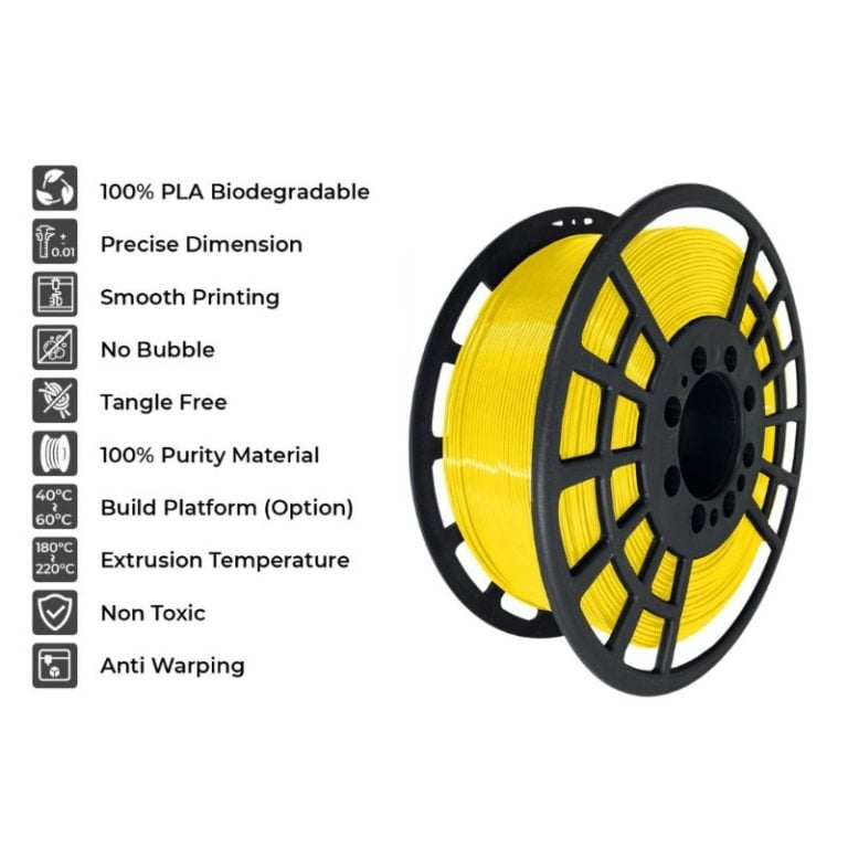 PLA+ 1kg Yellow - GST3D - Image 3