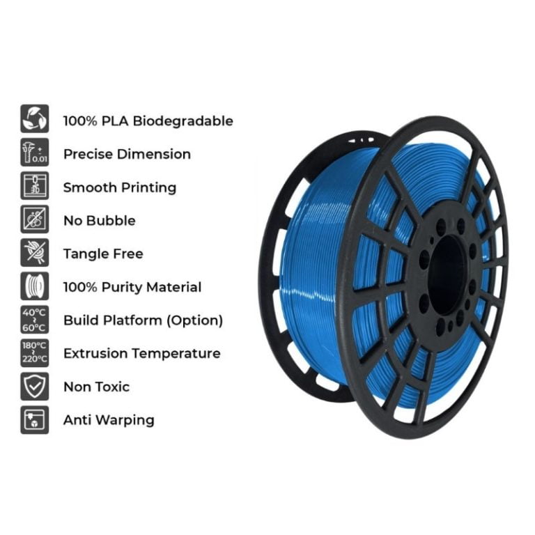 PLA+ 1kg Light Blue - GST3D - Image 3