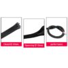 1m Manga Nylon Aberta Calha Tubo passa cabos com abertura 10mm ( Texture Sleeve 10mm ) - AIMSOAR