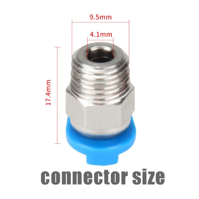 PC4-M10 JP4-01 Conector Pneumático Vazado com Clip para tubo PTFE Quick Push-In  - AIMSOAR - Image 6