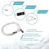Termistor NTC 100K 3950 xh2.54-2p Dupont Molex Cabo mais Grosso - AIMSOAR