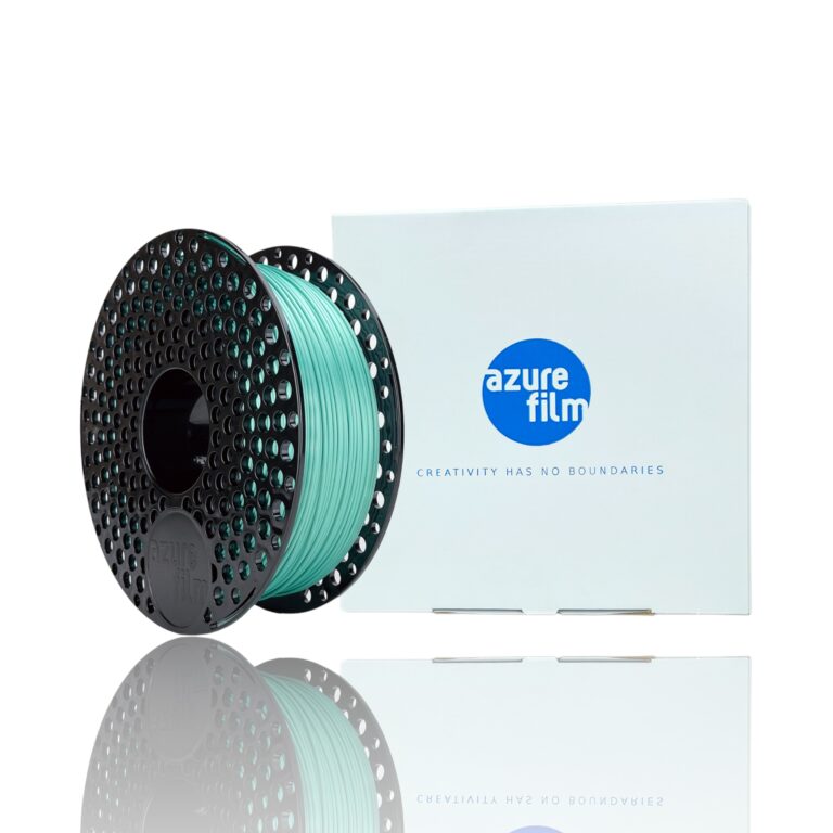 PLA 1kg Silk Turquoise Blue - Azurefilm - Image 2
