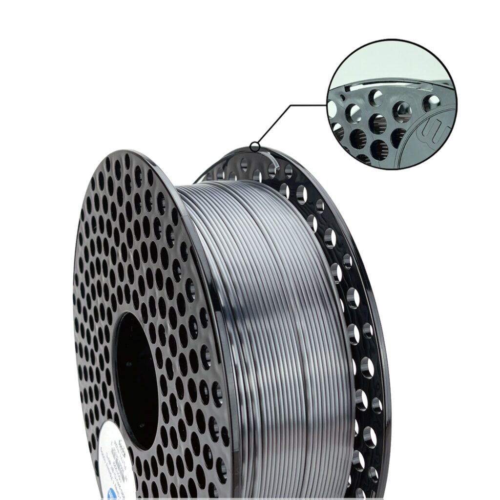 PLA 1kg Silk Graphite Grey - Azurefilm - Image 3