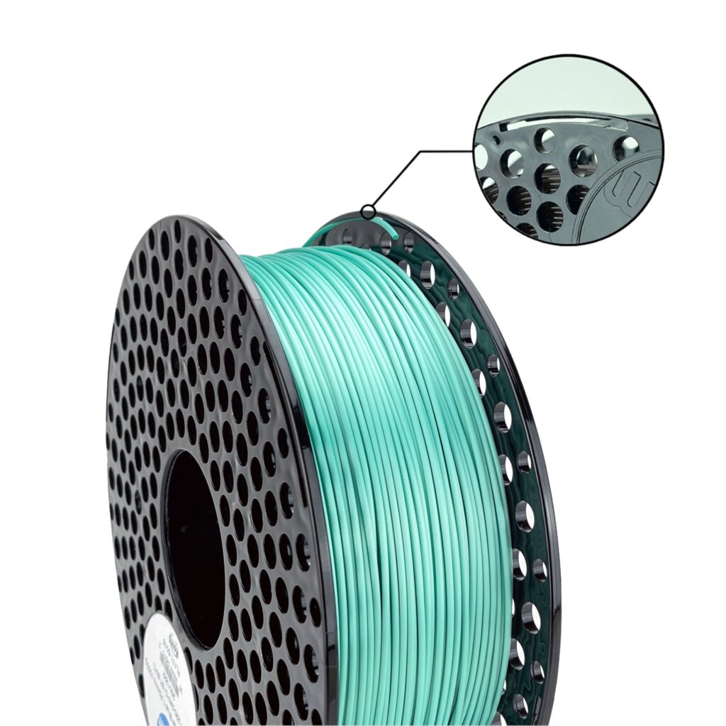 PLA 1kg Silk Turquoise Blue - Azurefilm - Image 3