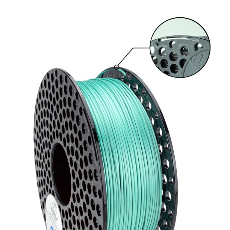 PLA 1kg Silk Turquoise Blue - Azurefilm - Image 3
