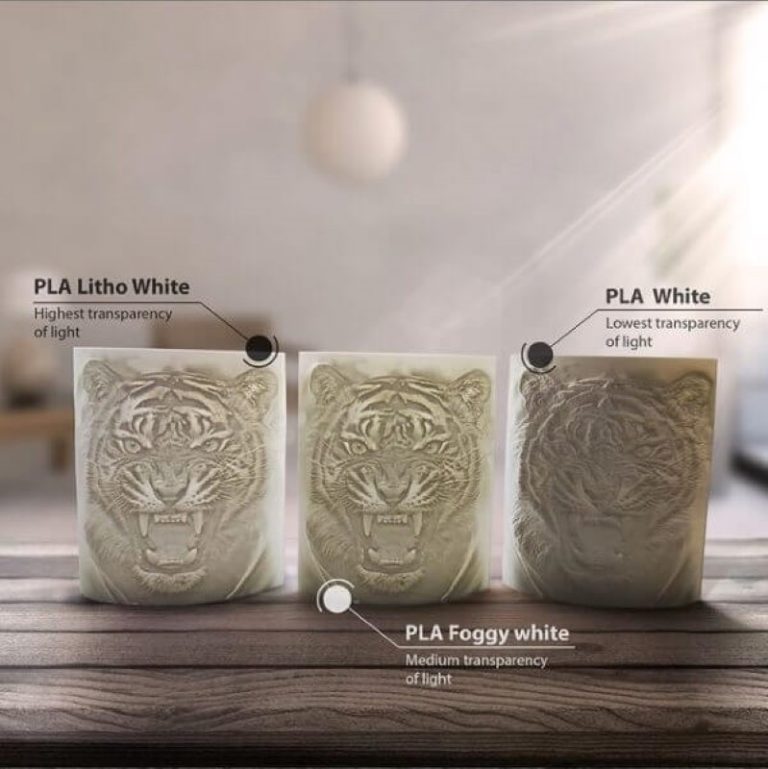PLA 1kg Litho White (Para Litofania) - Azurefilm - Image 5