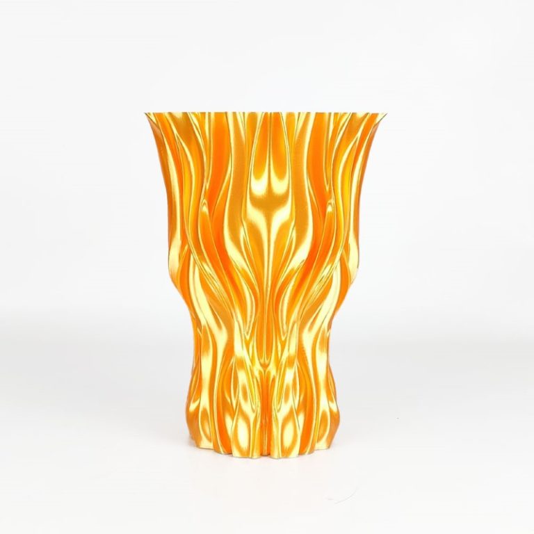 PLA 50g (Amostra) Silk Flame Orange - Azurefilm - Image 4