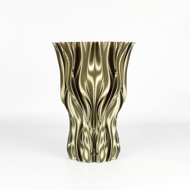 PLA 10m (AMOSTRA) Silk Olive Gold - Azurefilm - Image 4