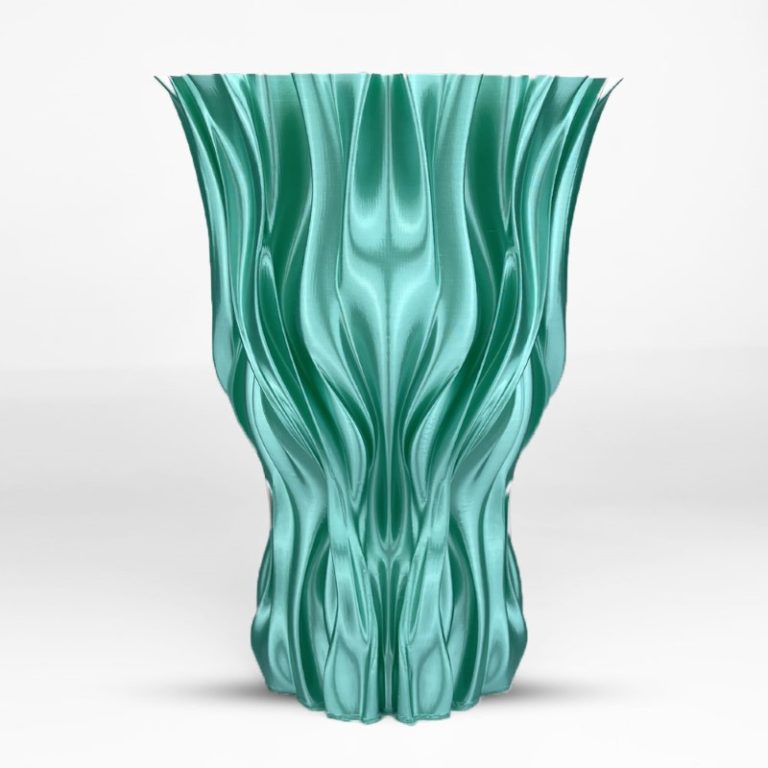 PLA 1kg Silk Turquoise Blue - Azurefilm - Image 4