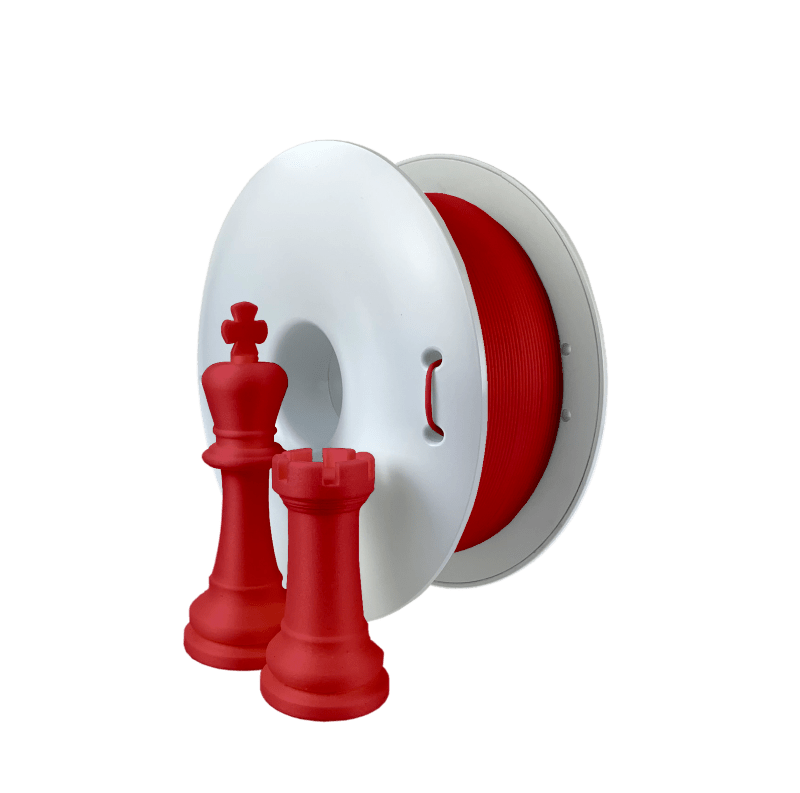 FIBERSATIN PLA 10M (AMOSTRA) Red - Fiberlogy