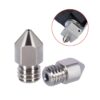 0.5mm Liga de Titânio TC4 Titanium Alloy Nozzle MK8  - AIMSOAR