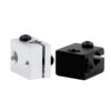 Heat Block V6 Clone Alumínio Preto 20X12X16 ( Heatblock bloco de aquecimento compatível com E3D V6 clone e não com o original ) - AIMSOAR