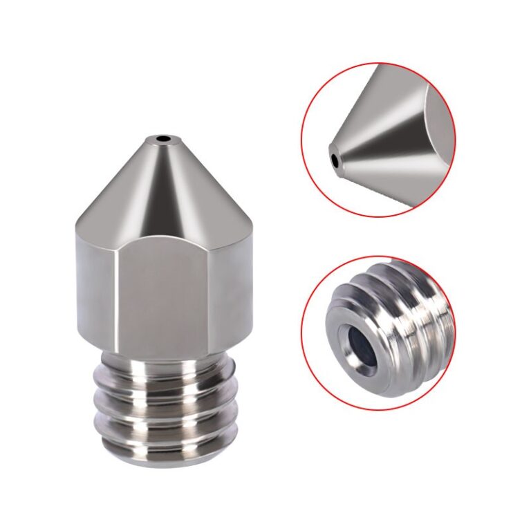0.5mm Liga de Titânio TC4 Titanium Alloy Nozzle MK8  - AIMSOAR - Image 4