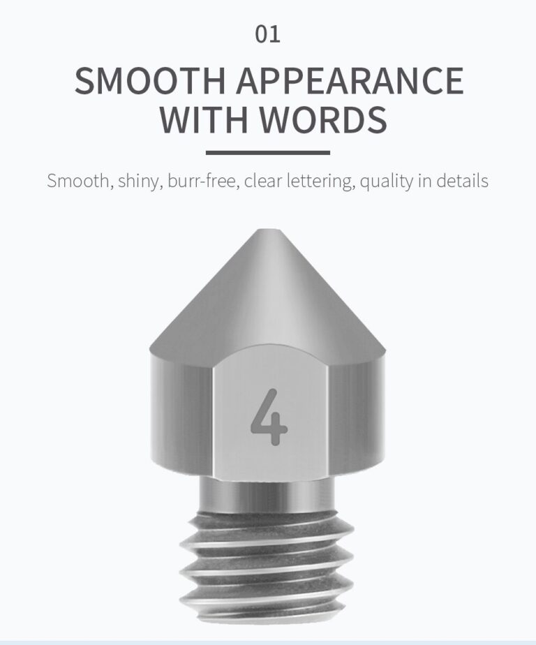 0.5mm Liga de Titânio TC4 Titanium Alloy Nozzle MK8  - AIMSOAR - Image 14