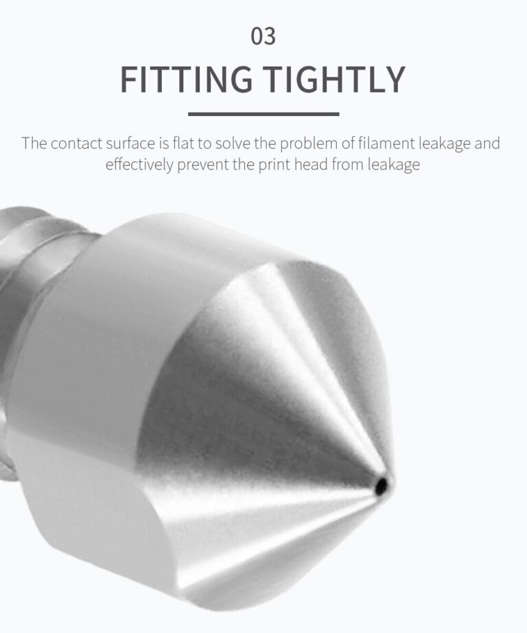 0.5mm Liga de Titânio TC4 Titanium Alloy Nozzle MK8  - AIMSOAR - Image 13