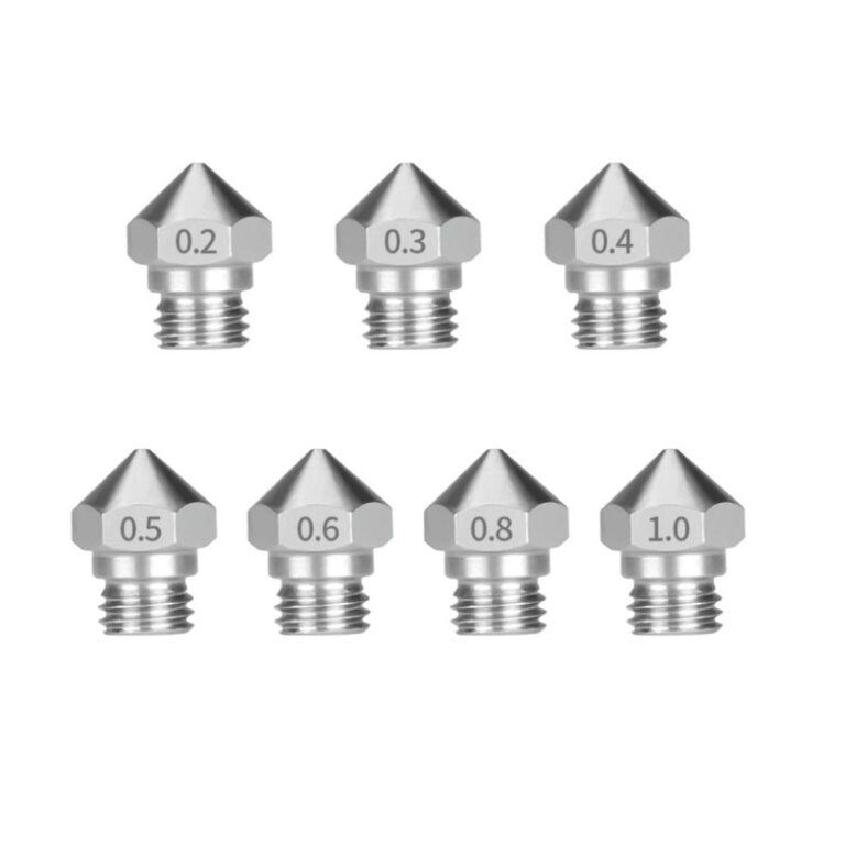 0.8mm Aço Inox Stainless Steel Nozzle MK10  - AIMSOAR - Image 2