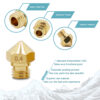 0.4mm Latão Nozzle MK10 - AIMSOAR
