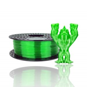 petg azurefilm 2 evolt portugal espana filamento impressao 3d green verde transparent