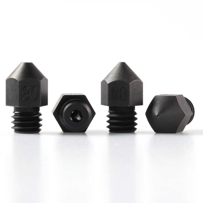 0.4mm B-SERIES PREMIUM Aço Endurecido Hardened Steel Nozzle SWISS MK8  - AIMSOAR - Image 6