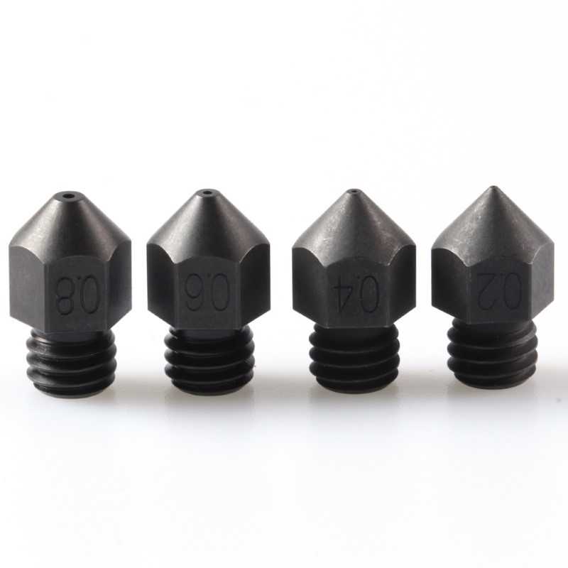 0.4mm B-SERIES PREMIUM Aço Endurecido Hardened Steel Nozzle SWISS MK8  - AIMSOAR - Image 4