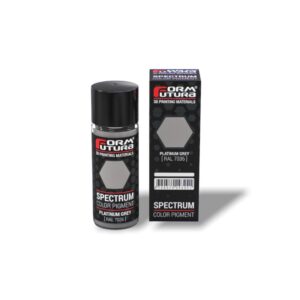 25g Pigmento Resina Impressão 3D Spectrum Color Pigment Platinum Grey RAL 7036 - FORMFUTURA