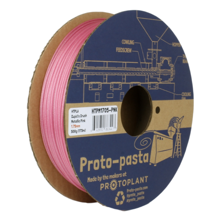 HTPLA Cupid's Crush Metallic Pink 50g ( Amostra ) - ProtoPasta - Image 4