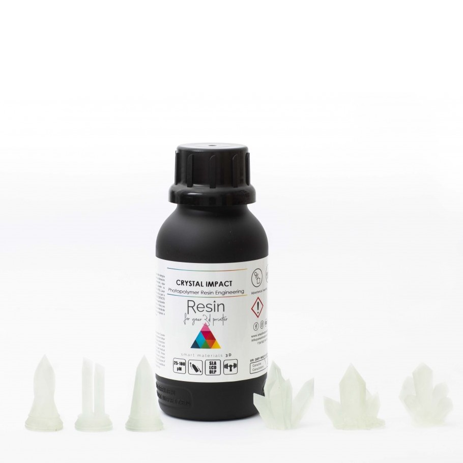 500ml Resin Resina Impressão 3D LCD SLA DLP UV CRYSTAL IMPACT RESIN - Smart Materials 3D - Image 4