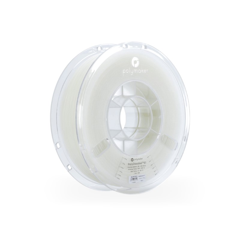 PVA PolyDissolve S1 750g (Solúvel PLA TPU PA) - Polymaker