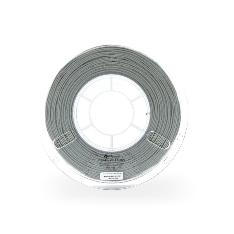 TPU 90A TPU90 PolyFlex 750g Grey - Polymaker - Image 3