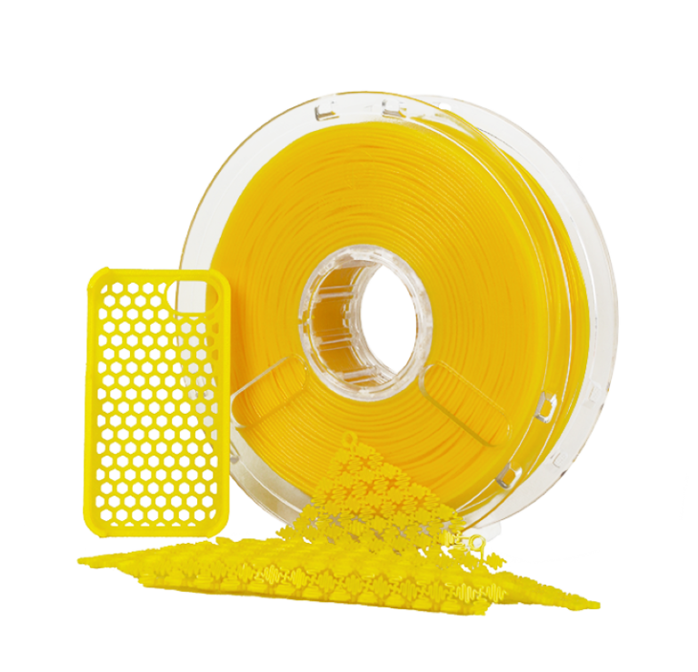 TPU 95A TPU95 PolyFlex 750g Yellow - Polymaker - Image 3