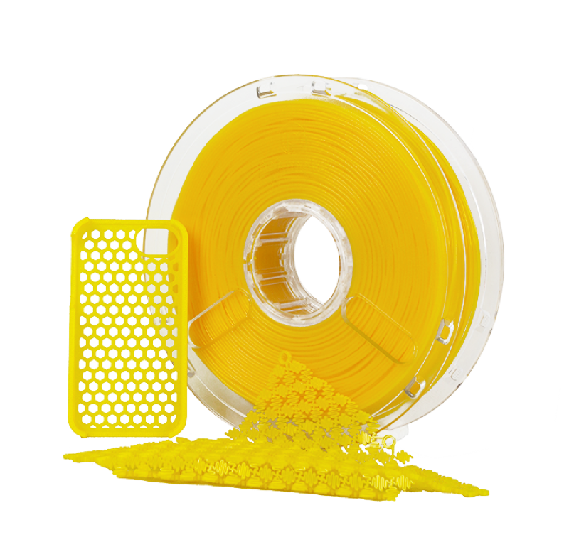 TPU 95A TPU95 PolyFlex 750g Yellow - Polymaker - Image 3