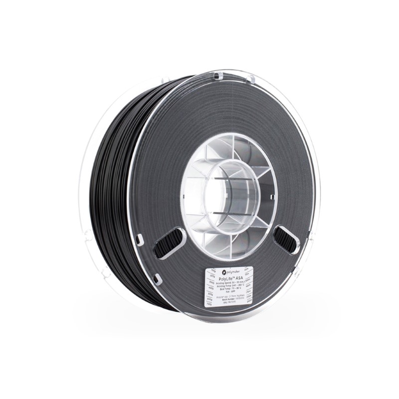 ASA PolyLite 1kg Black - Polymaker